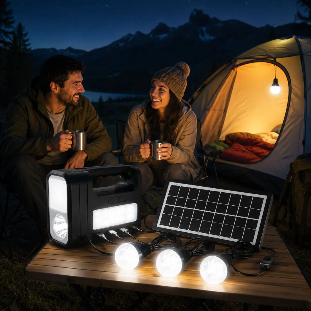 pareja camping